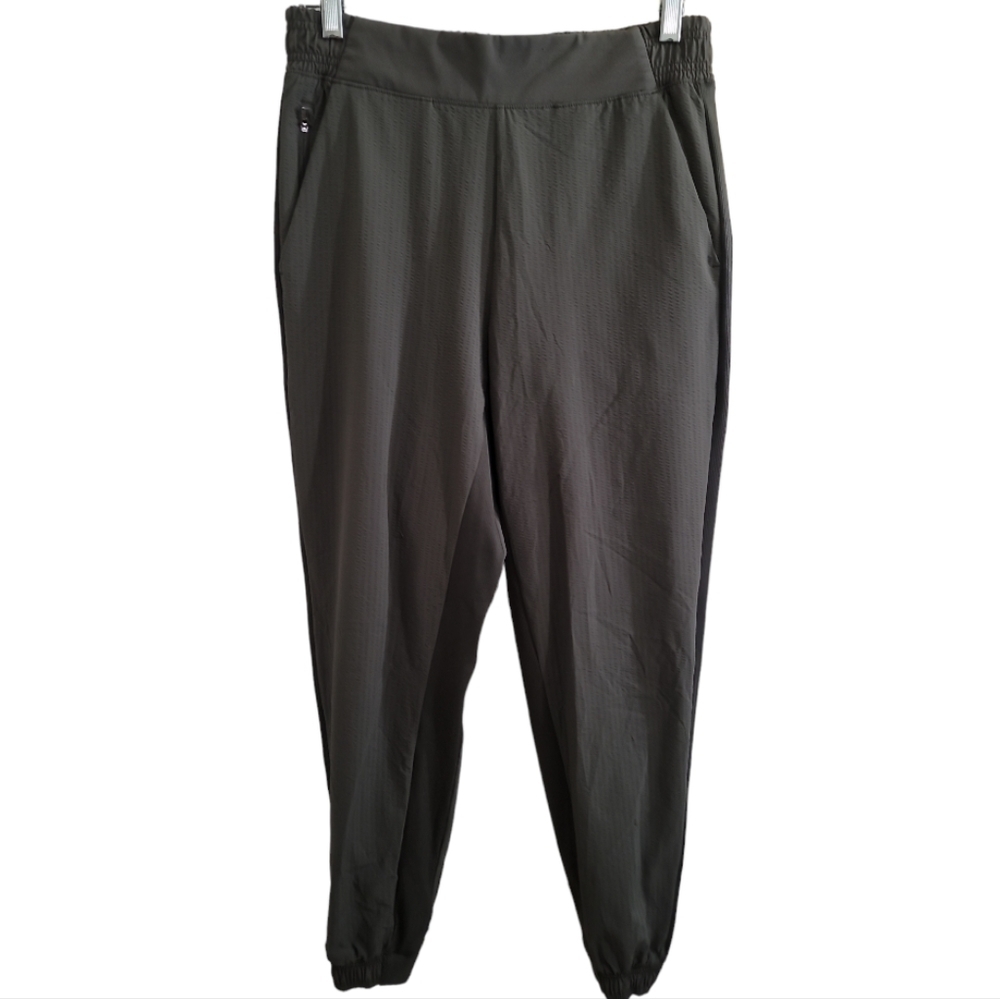 Athleta Textured Brooklyn Jogger 6 Mountain Olive Green Gray - Picture 3 of 11